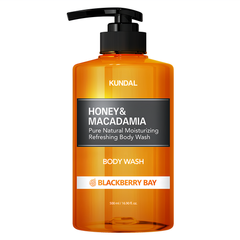 Kundal Honey & Macadamia Body Wash (Blackberry Bay) 500ml hydrating and fragrant body wash